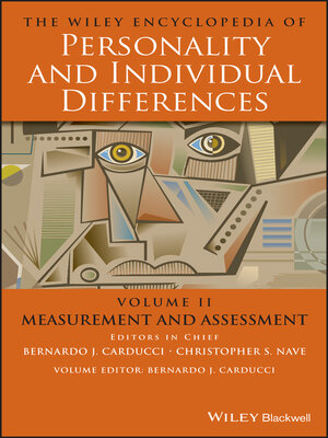 cover image of The Wiley Encyclopedia of Personality and Individual Differences, Measurement and Assessment